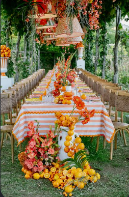 Italiaanse wedding brunch met mediterrane tafeldecoratie